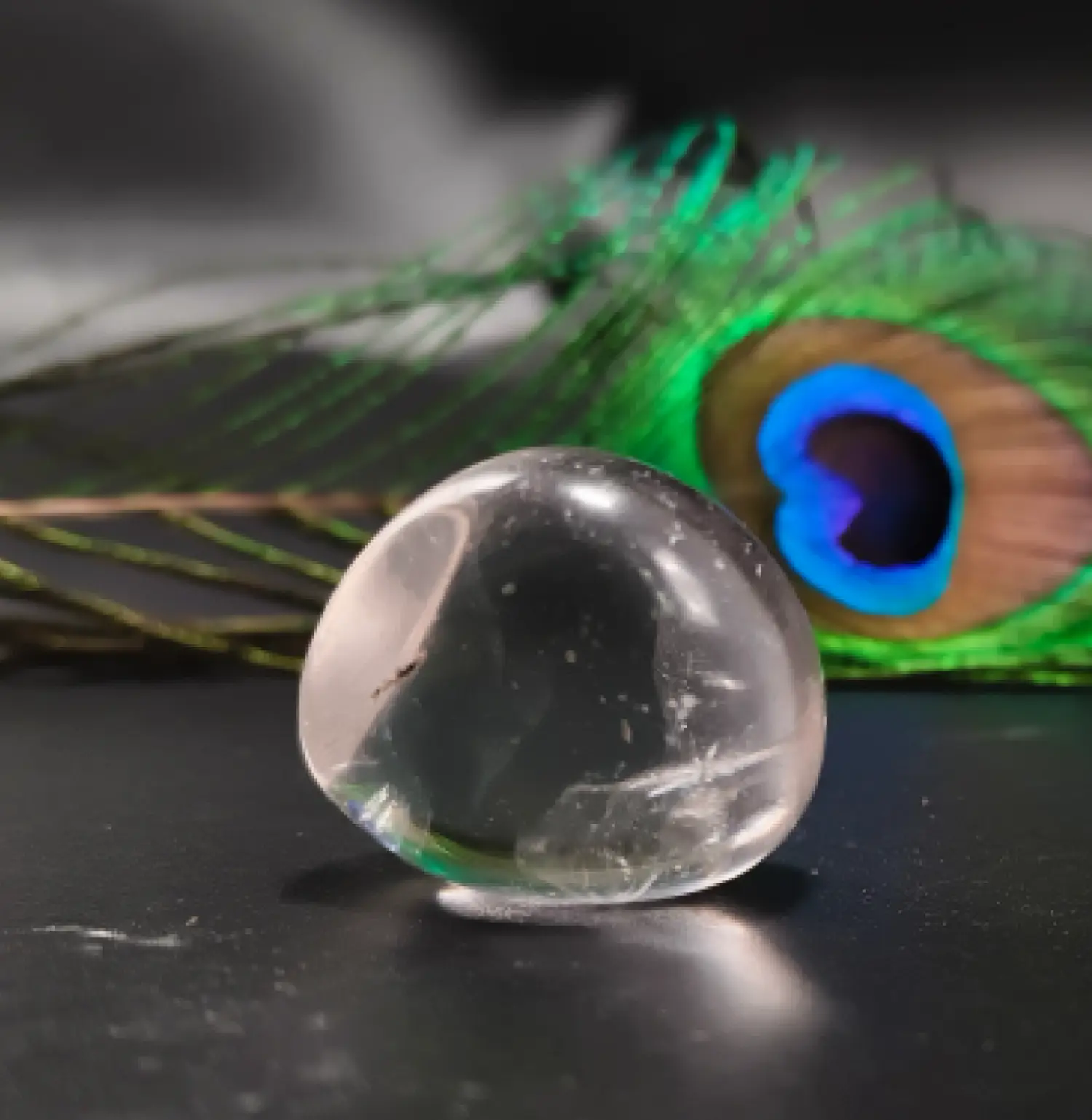 Clear Quartz Tumble Stone