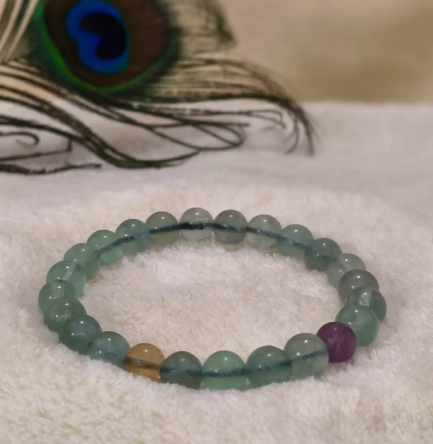 Fluorite Crystal Bracelet