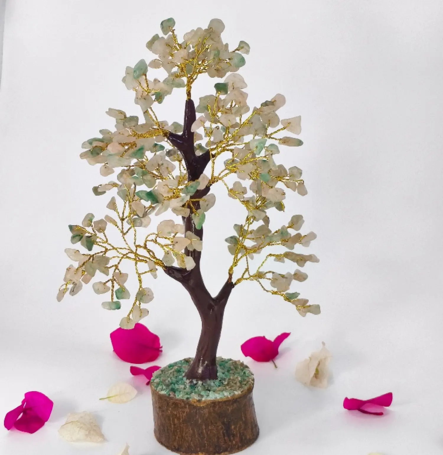 Green Aventurine Crystal Tree 300 Beads