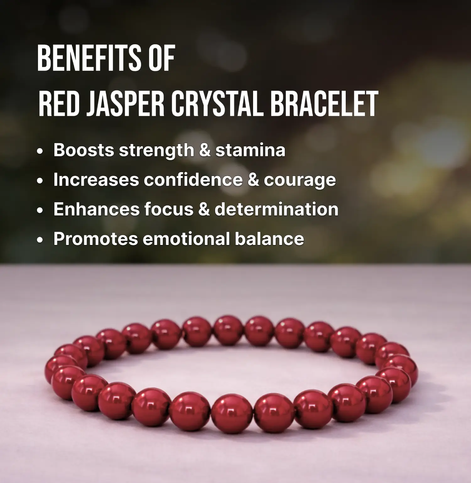 Red Jasper Bracelet Info