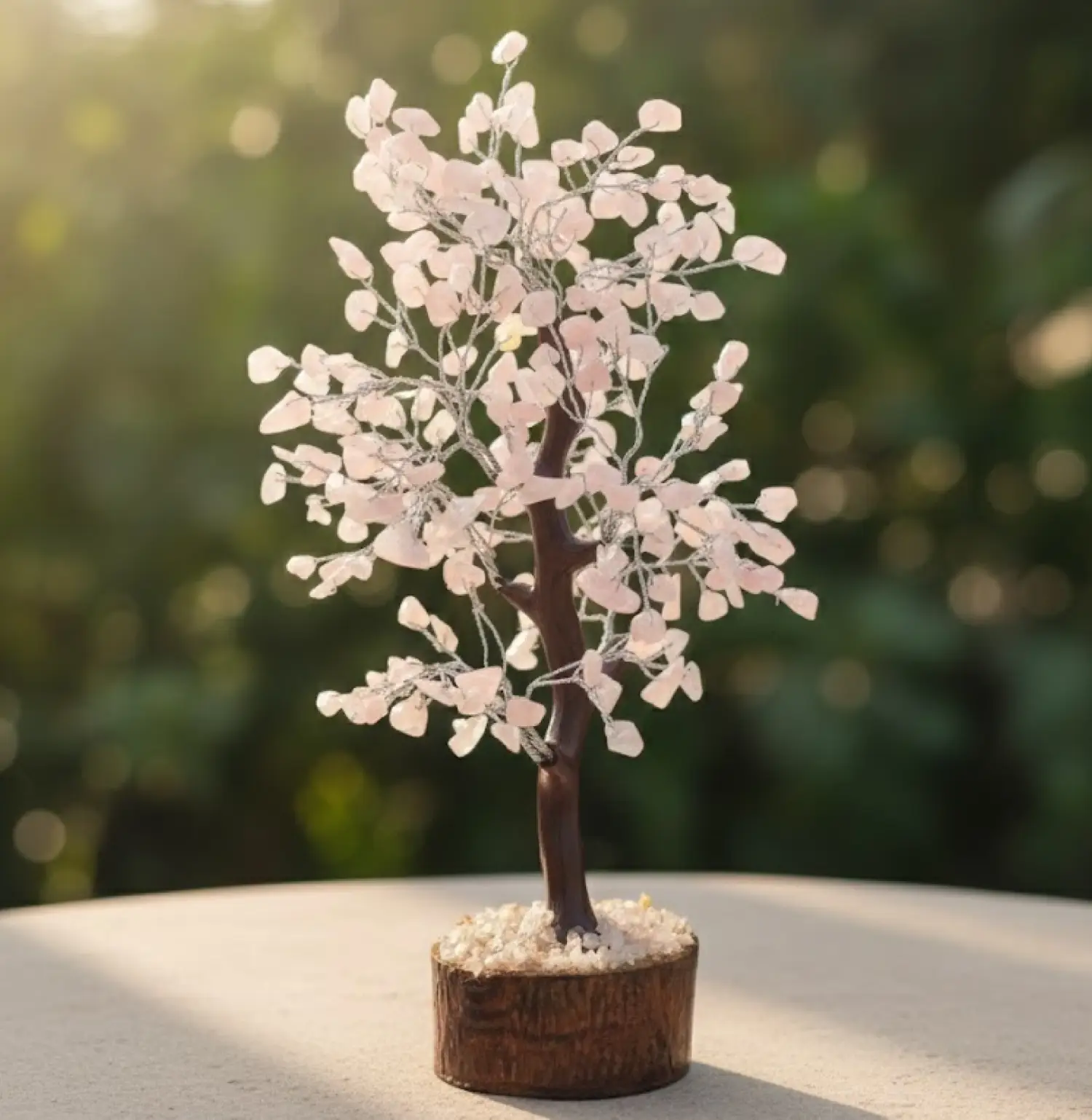 Rose Quartz Crystal Tree