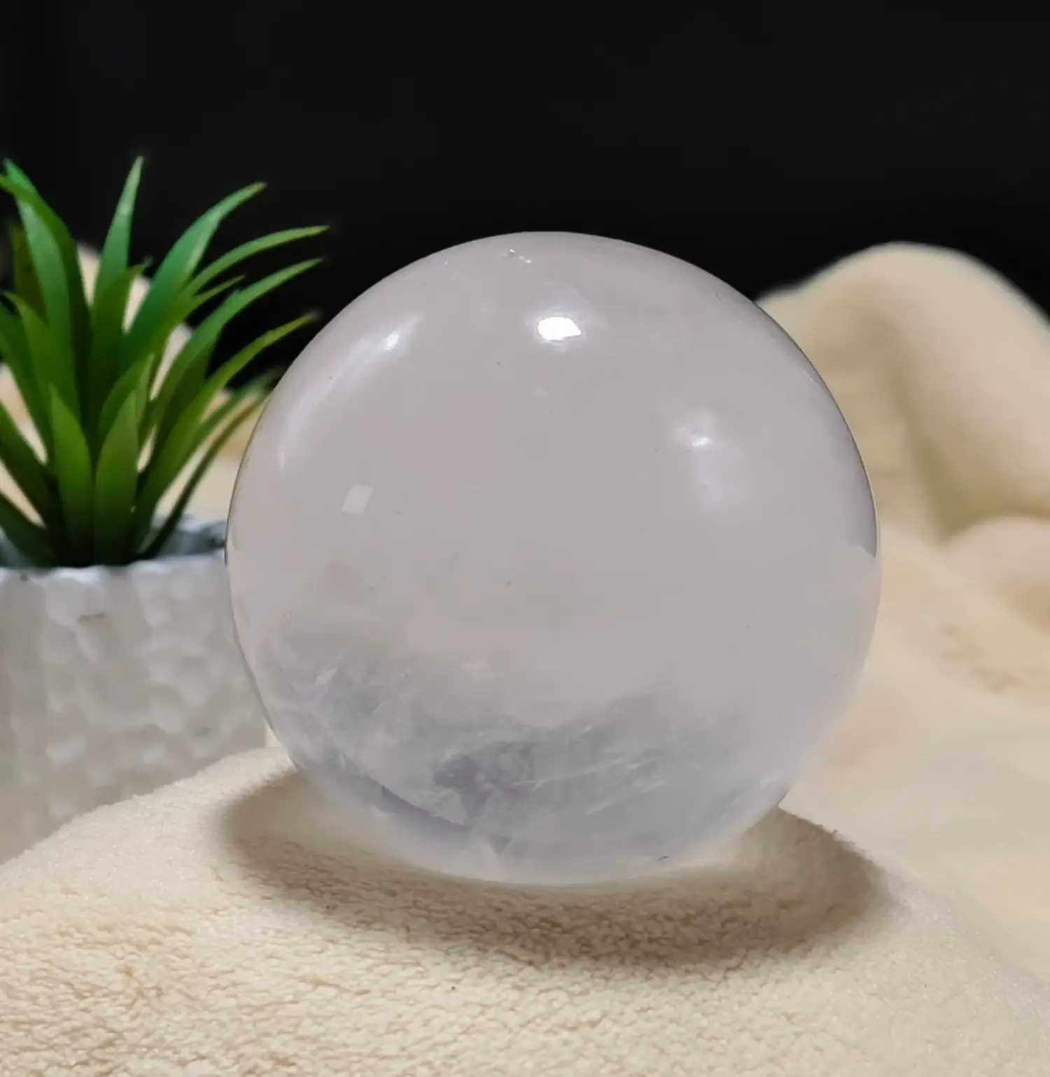Selenite Crystal Sphere