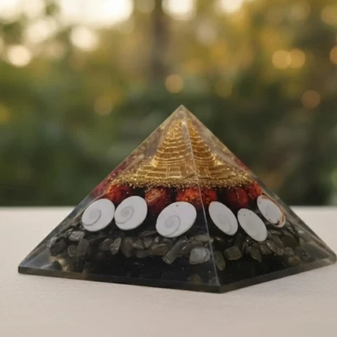 pyrite crystal money magnet pyramid