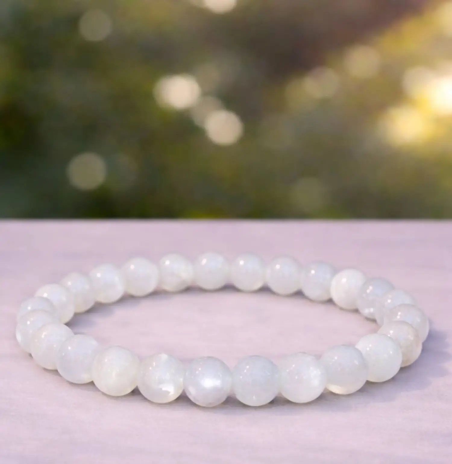 Moonstone Crystal Bracelet Natural