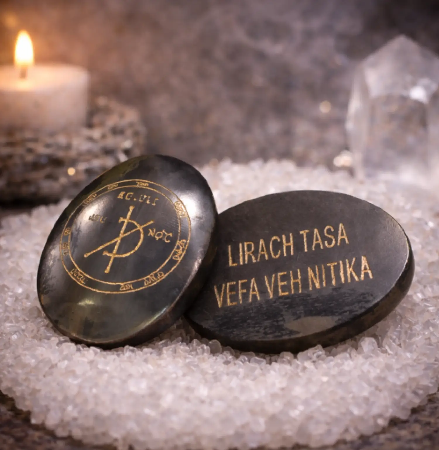 NITIKA AMULATE Crystal Zibu Coin