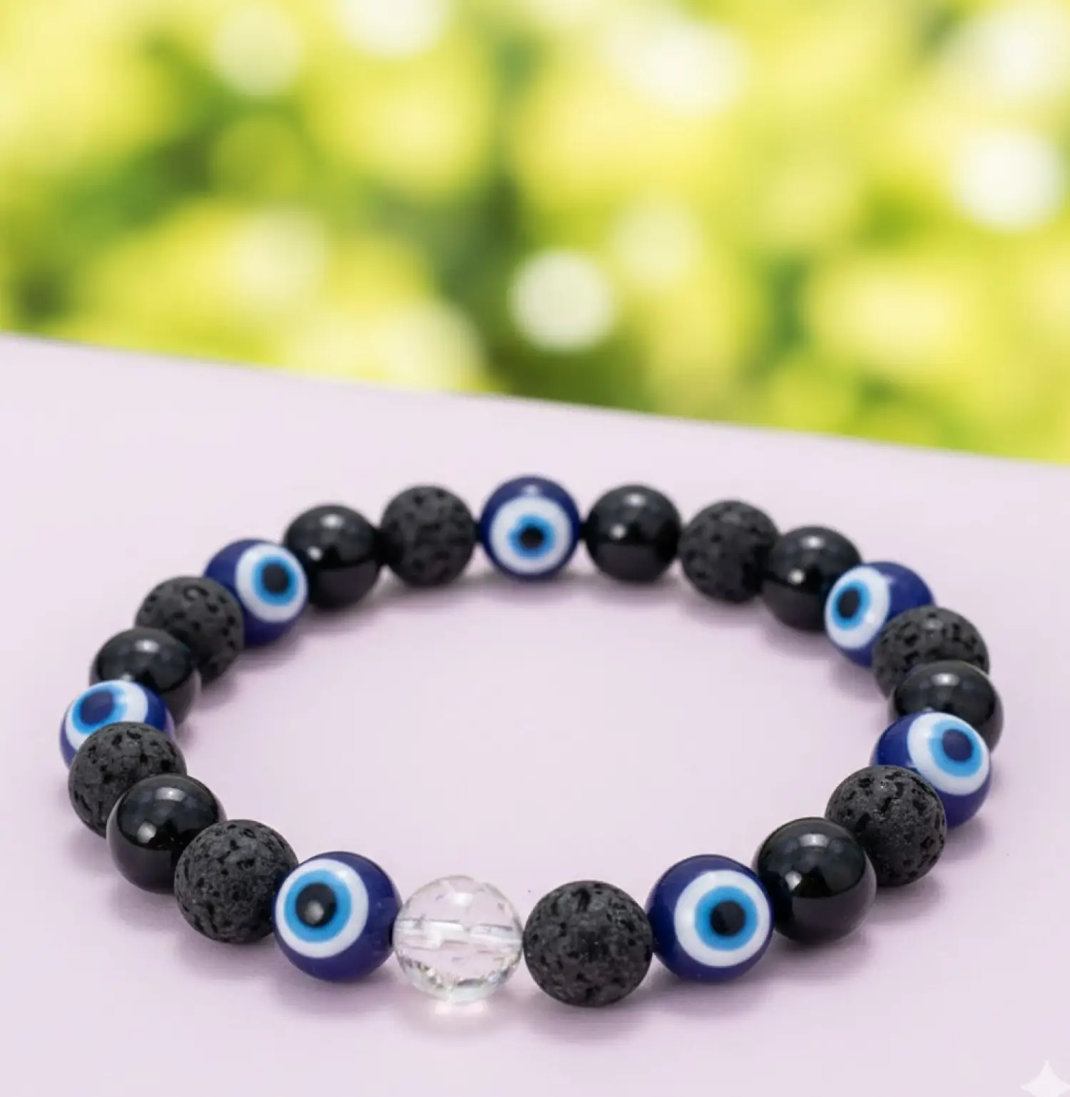 Black-Tourmaline-Lava-Crystal-Bracelet