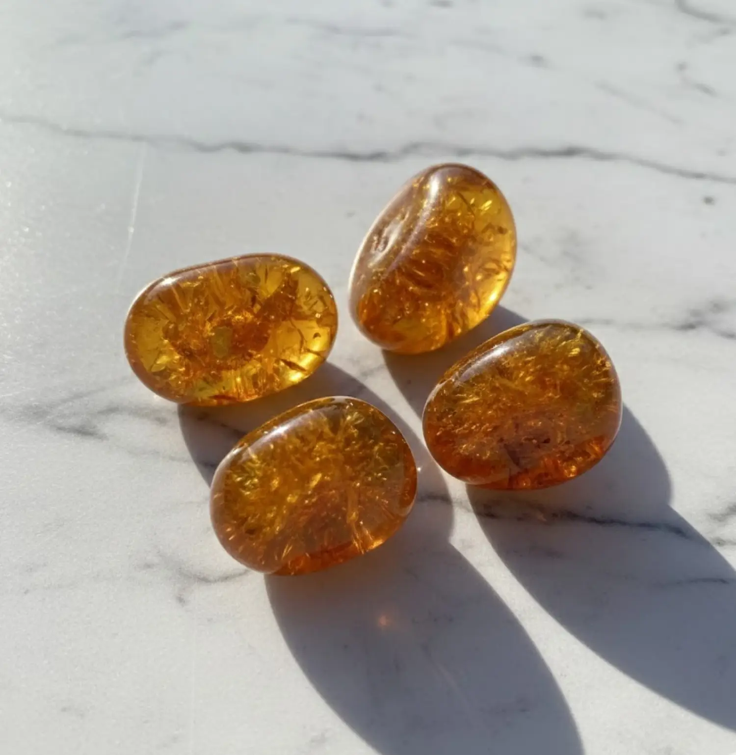 Citrine Tumble Stone(pack of 4)