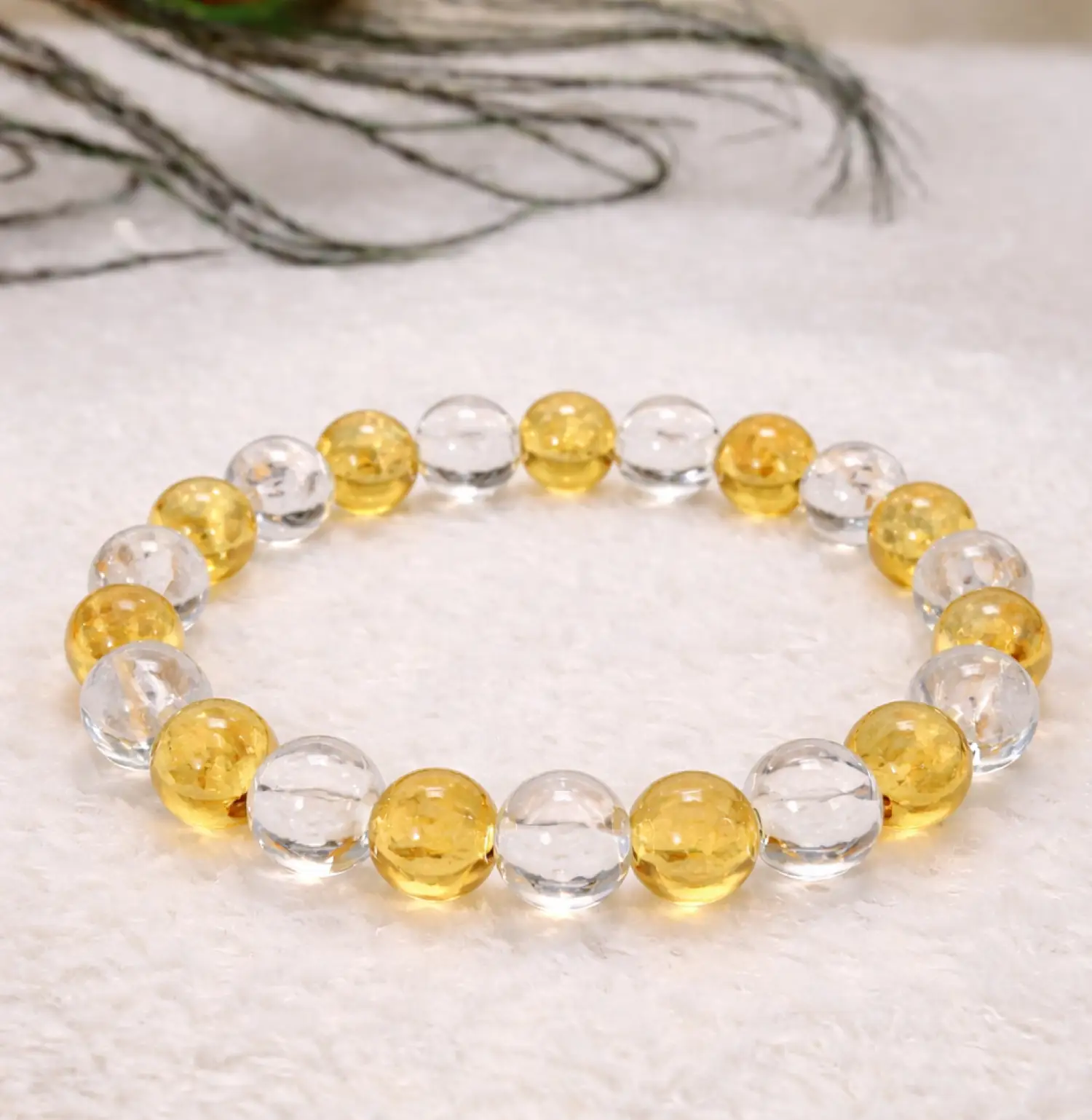 Clear-Quartz-Citrine-Crystal-Bracelet-Natural