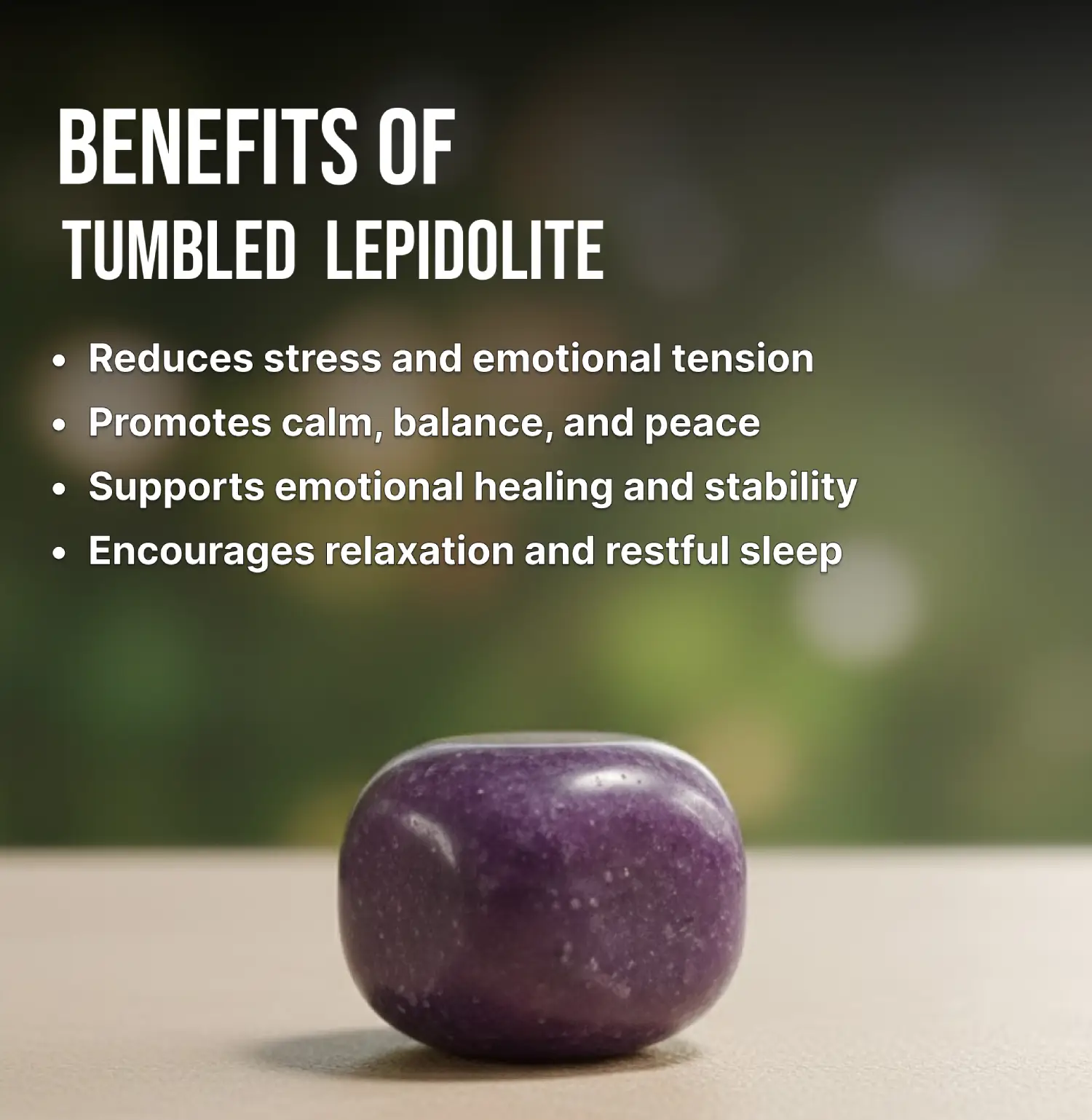 Lepidolite Tumbled Stone Info
