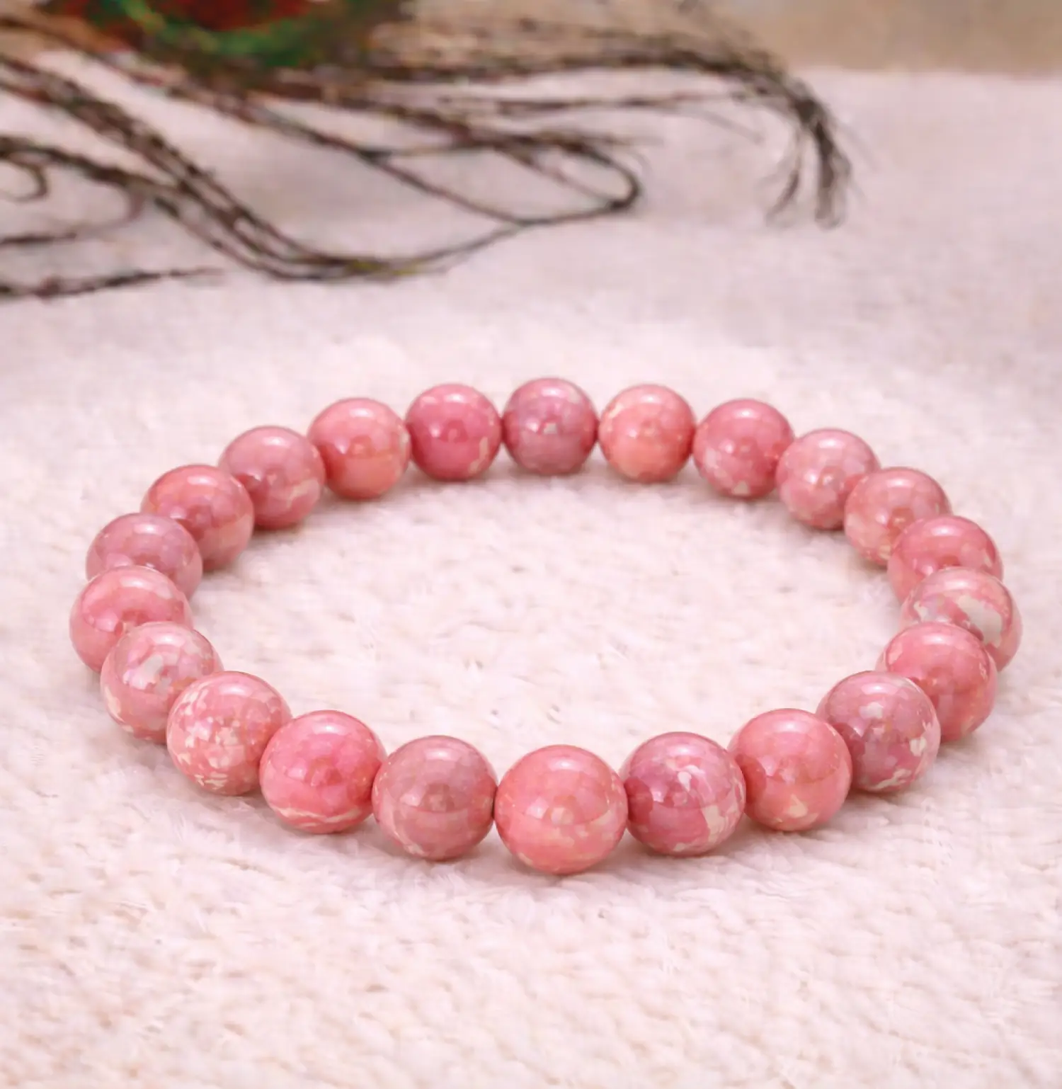 Pink-Rhodochrosite-Crystal-Bracelet-Natural