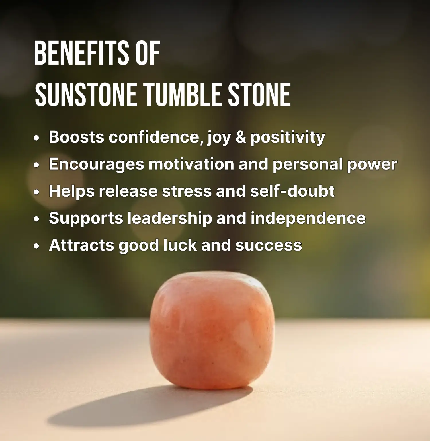 Sunstone Tumble Stone Info