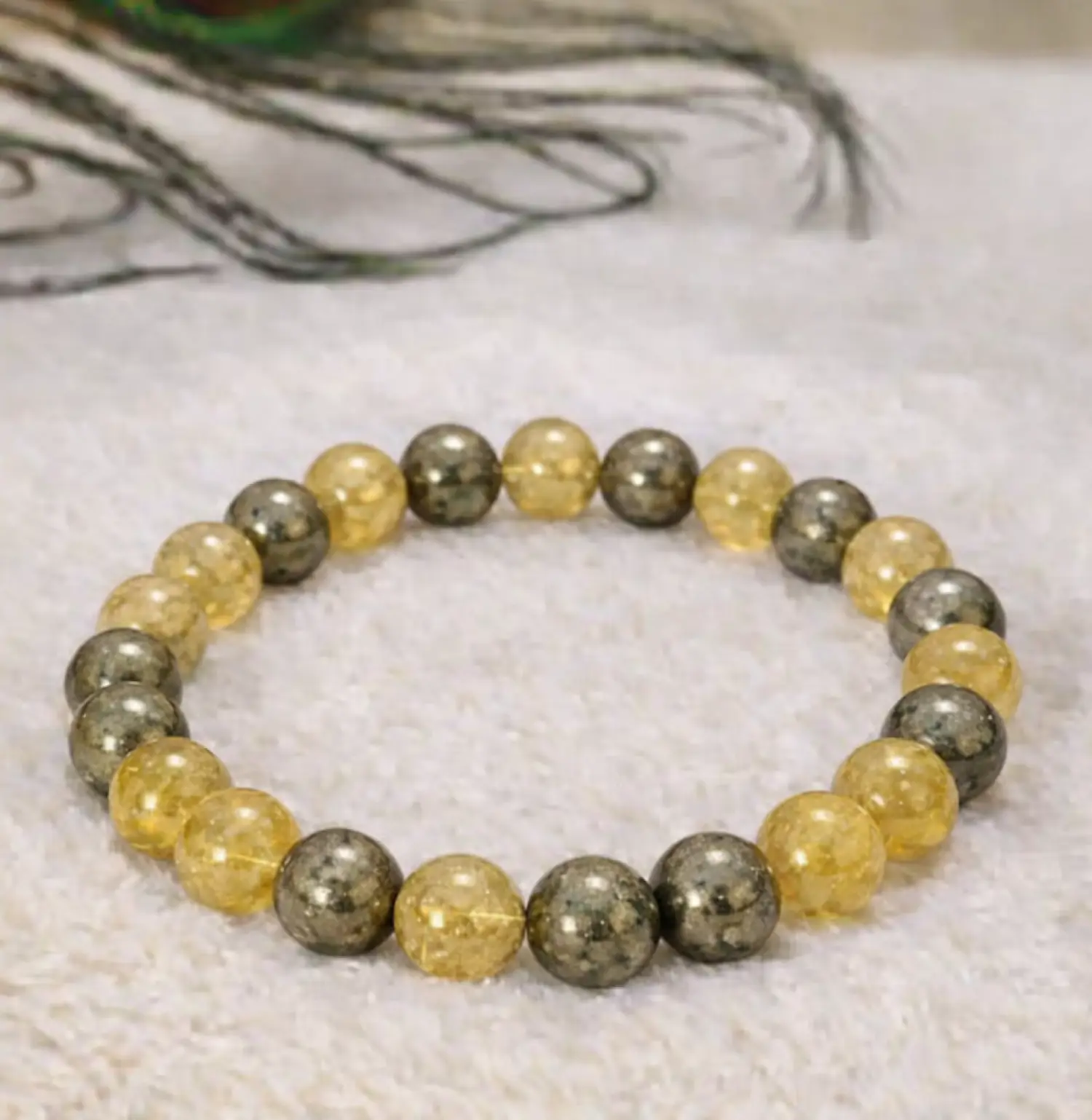 With-Pyrite-Crystal-Bracelet-Natural