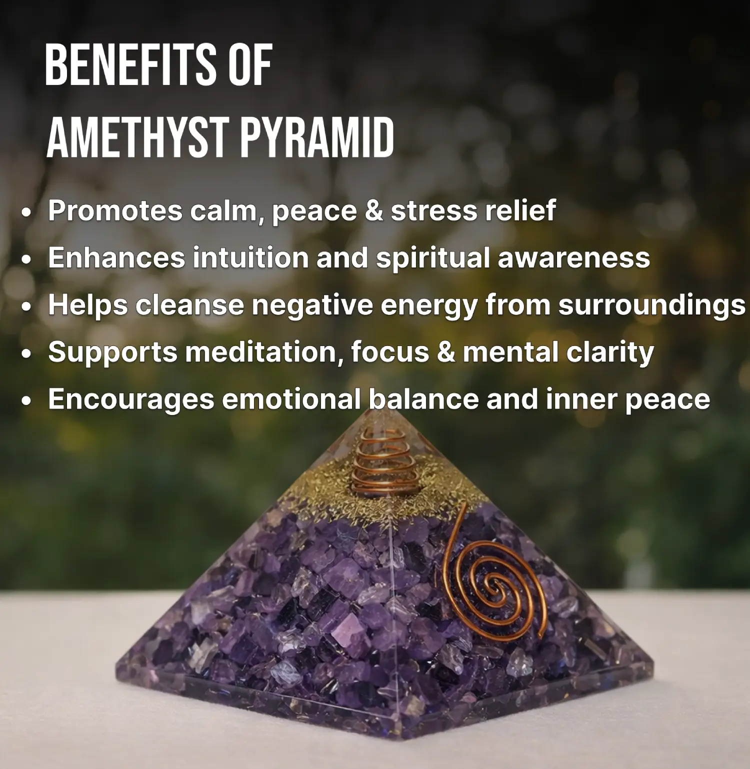 Amethyst Pyramid Info