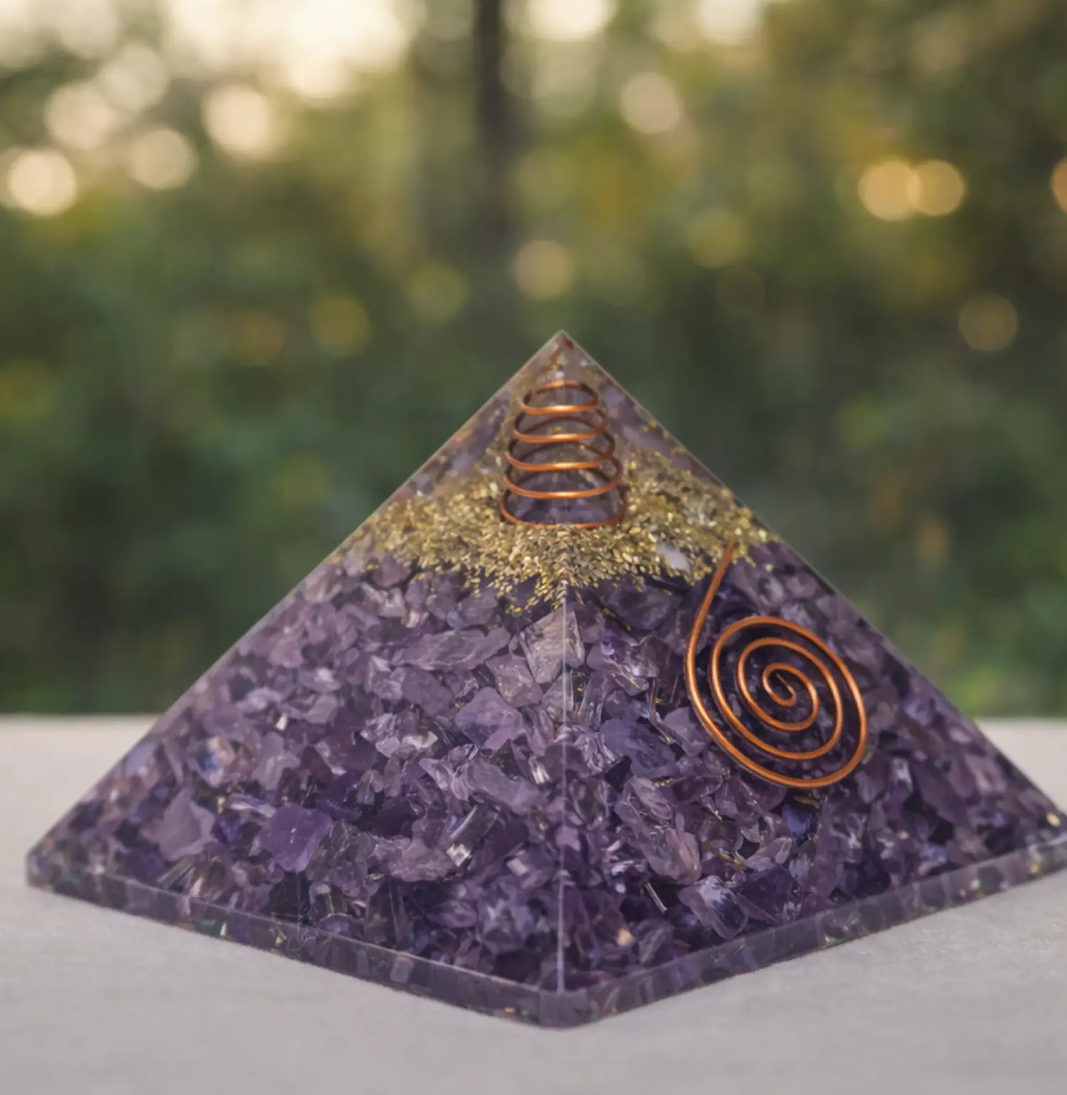 Amethyst Pyramid Natural