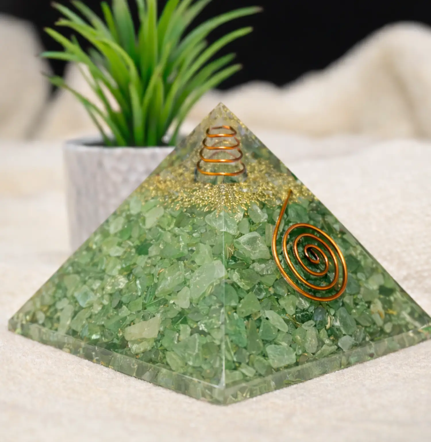 Green Jade Pyramid