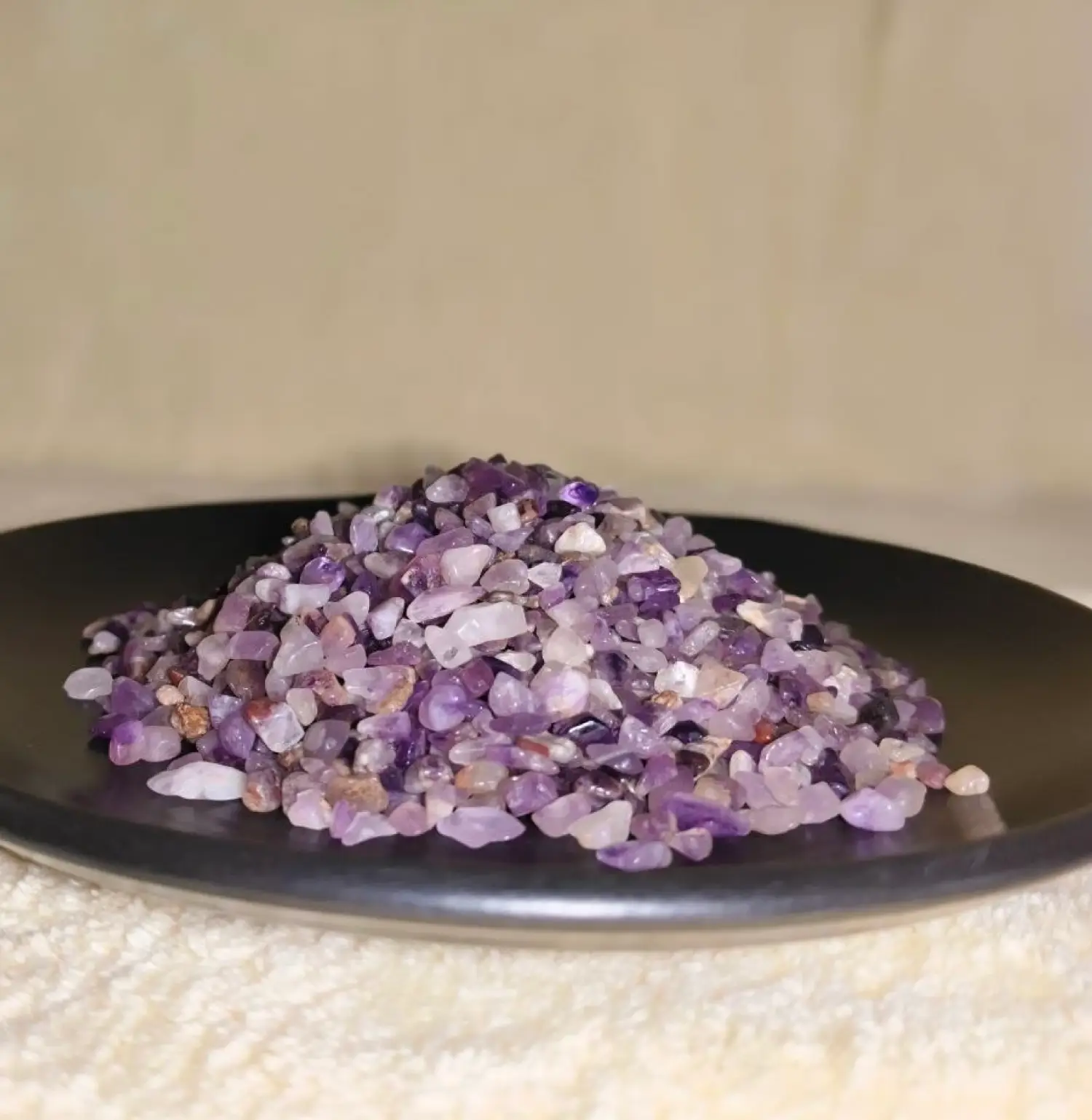 Amethyst Chips Stone Dish