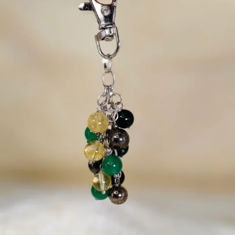 Prosperity Aura Keychain Natural
