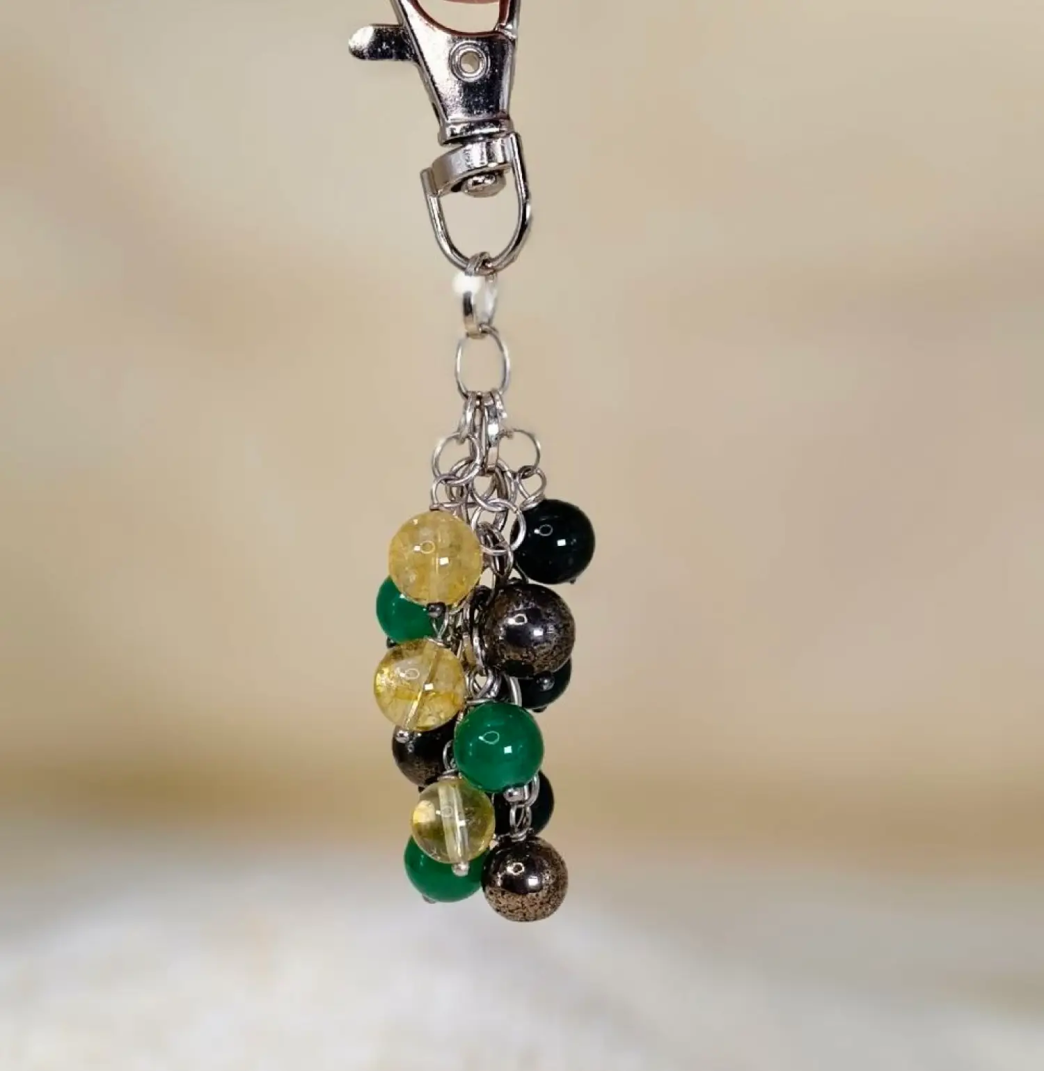 Prosperity Aura Keychain Natural
