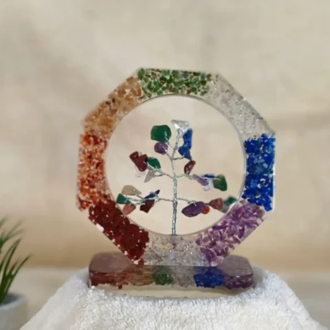 Seven Chakra Crystal Tree