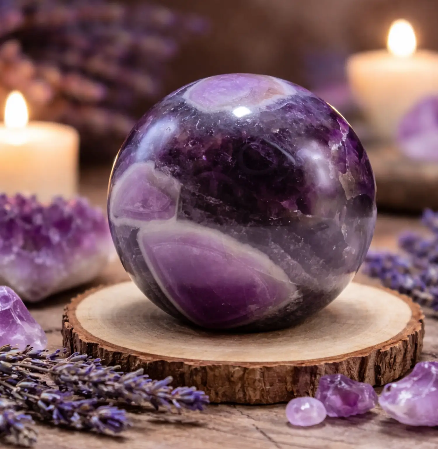 Amethyst Crystal Sphere - Image 2