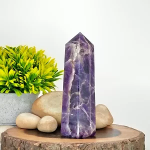 Amethyst Crystal Tower (Intuition and Meditation)