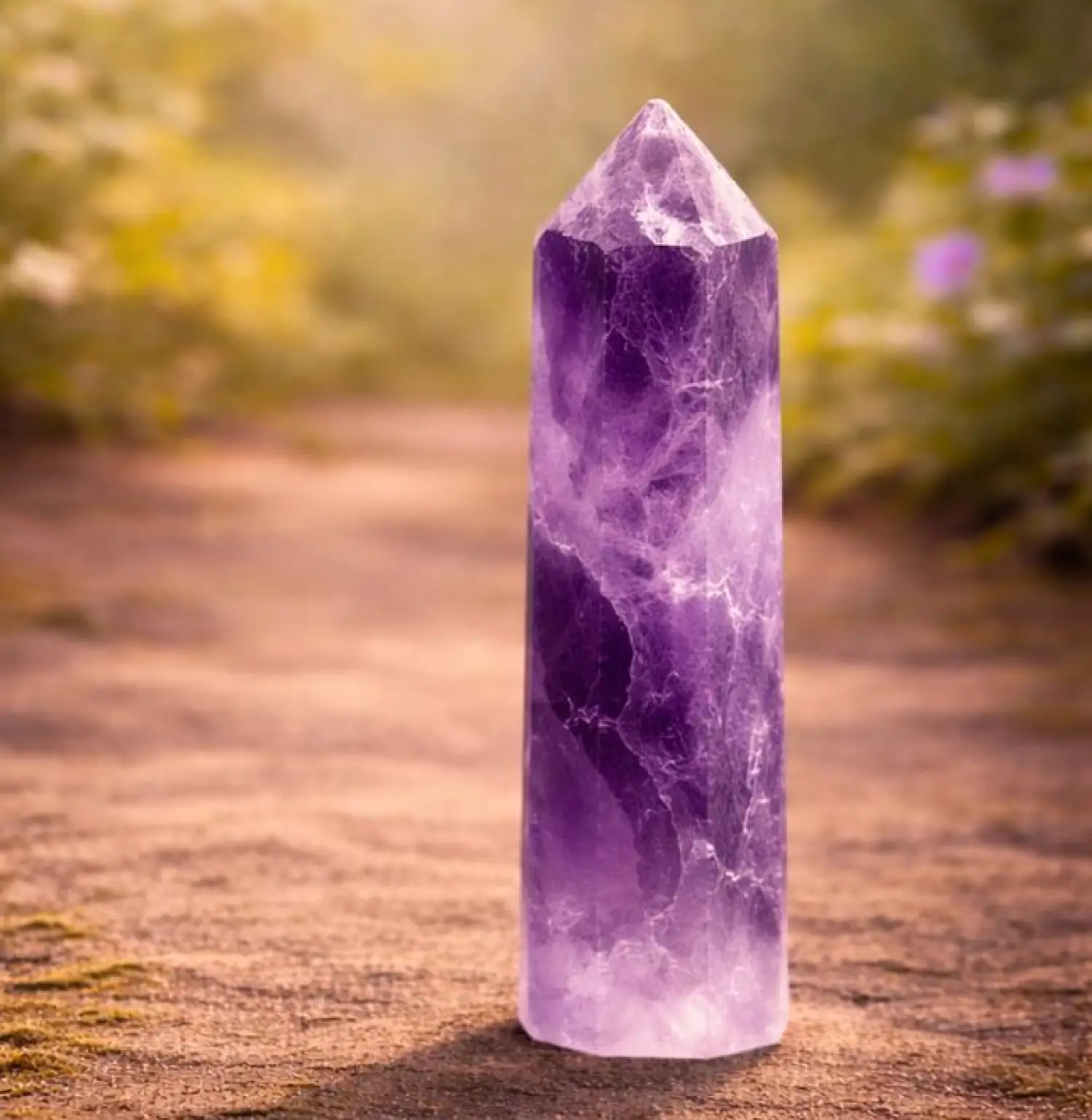 Amethyst Crystal Tower (Intuition and Meditation) - Image 2