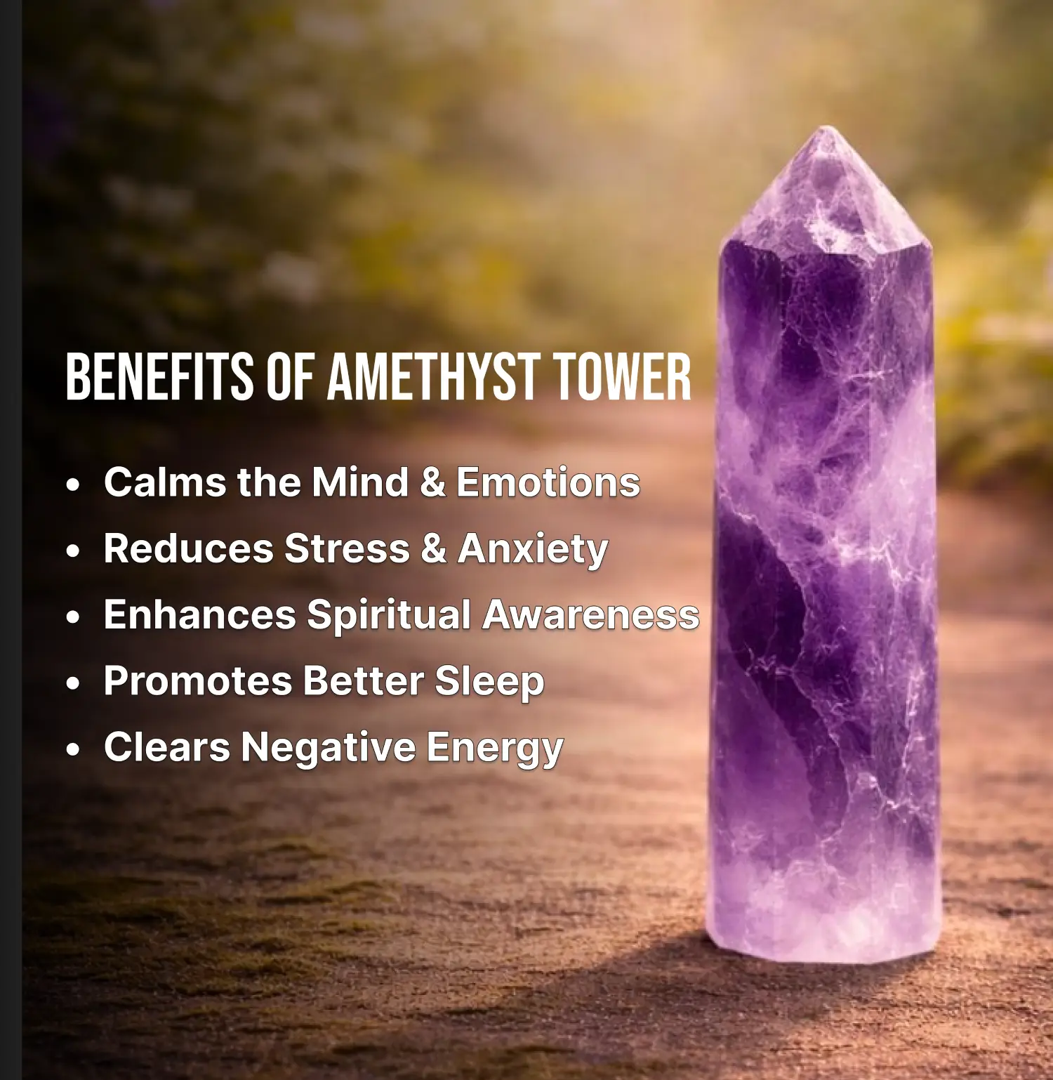 Amethyst Crystal Tower - Image 2