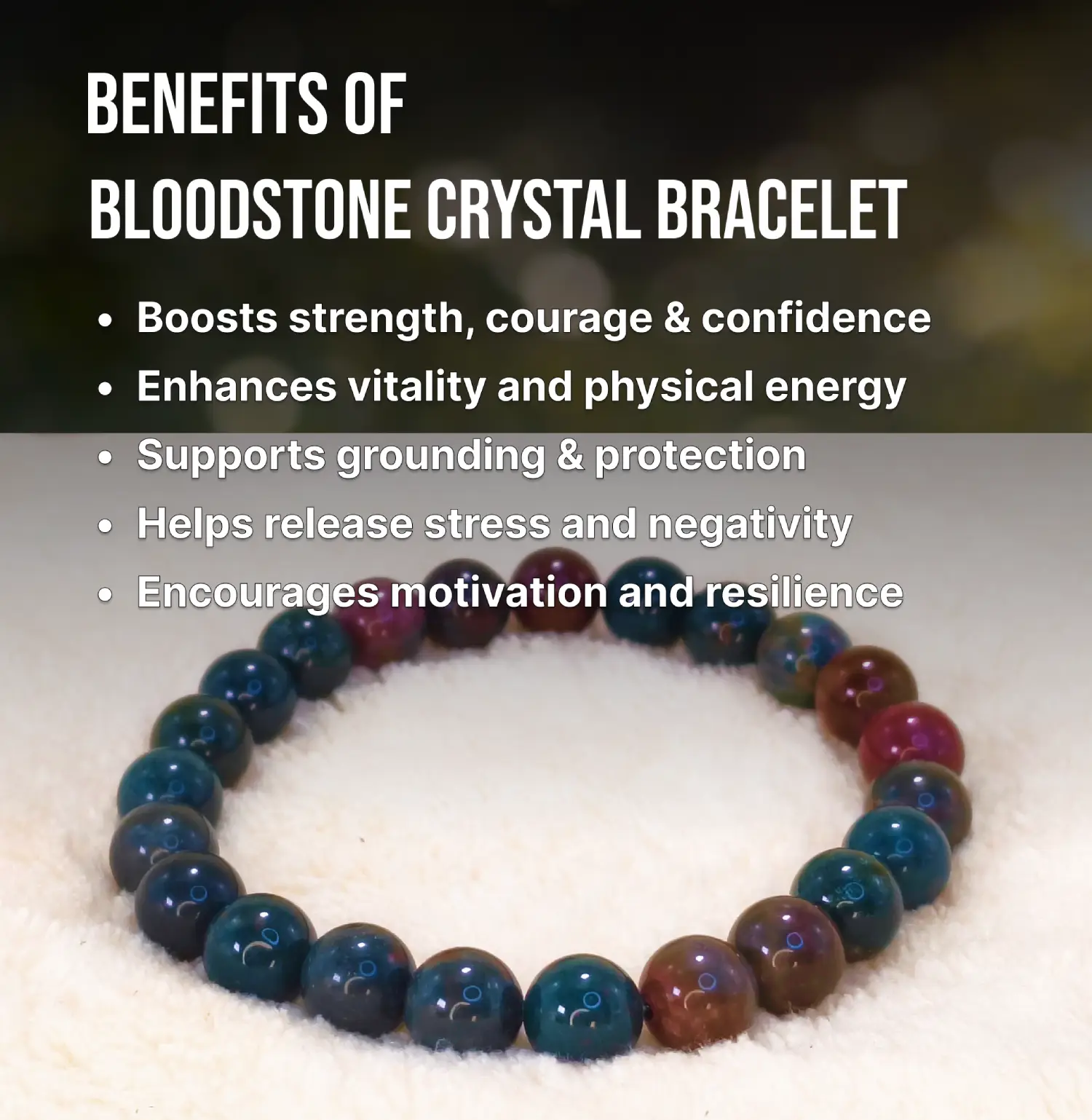 Bloodstone Crystal Bracelet - Image 3