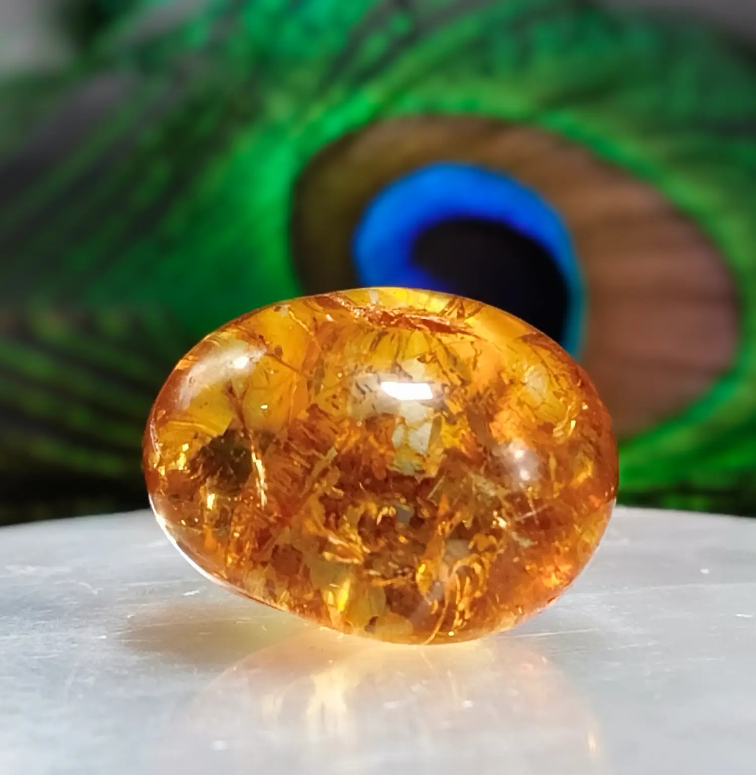Citrine Tumble Stone 2cm (pack of 4)