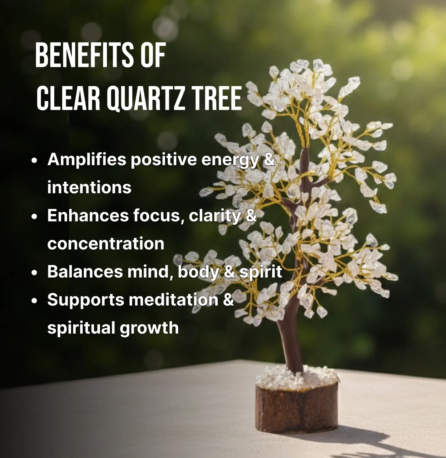 Clear Quartz Crystal Tree - Image 3