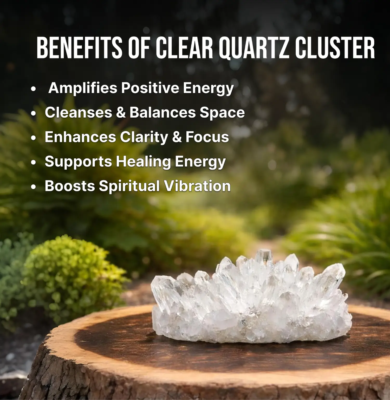 Clear Quarts Cluster - Image 3