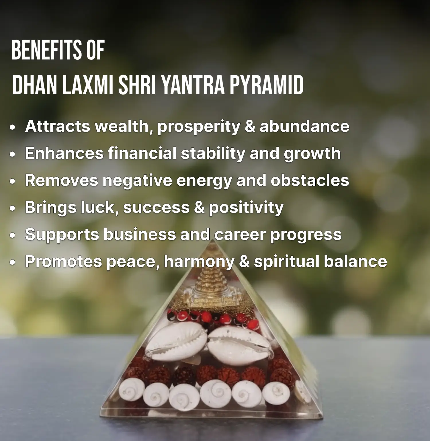 Dhan Laxmi Shri Yantra Pyramid - Image 3