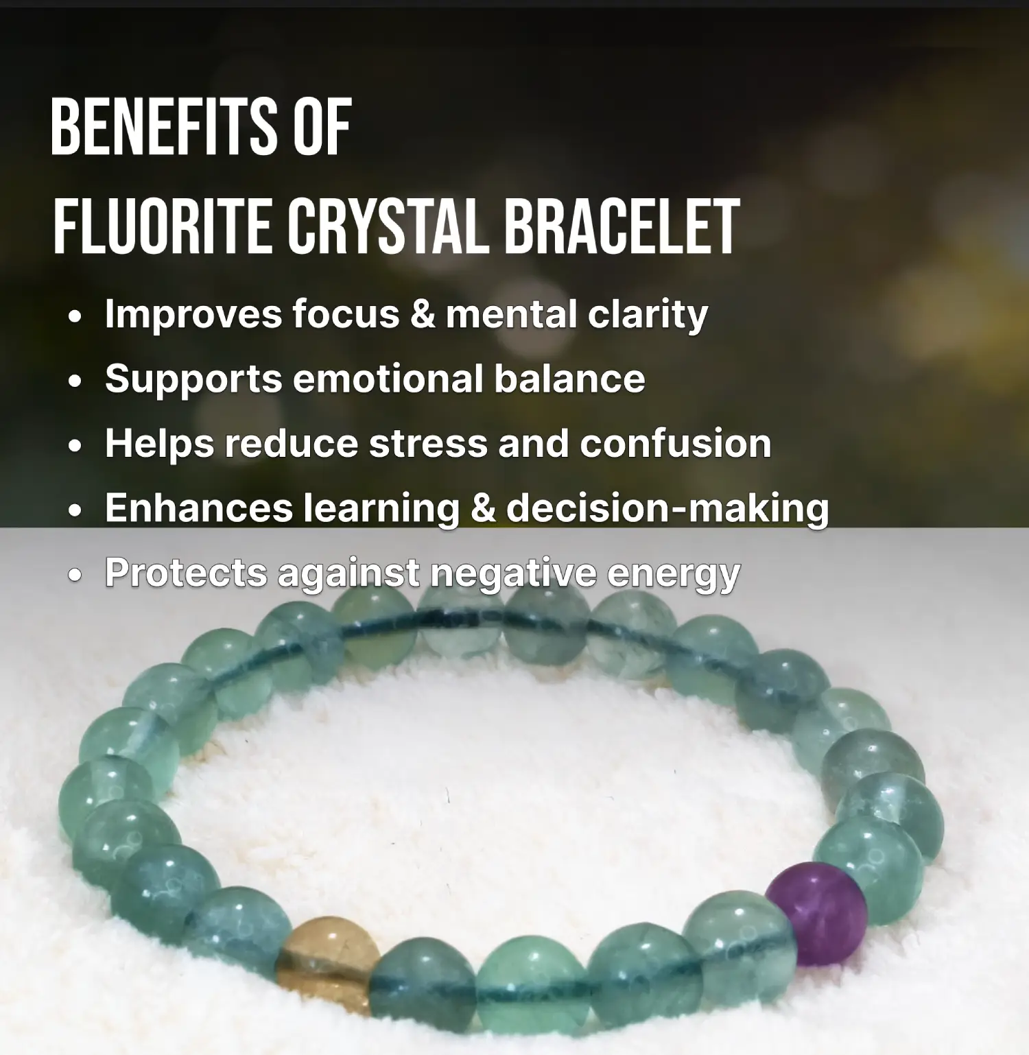 Fluoride Crystal Bracelet - Image 3