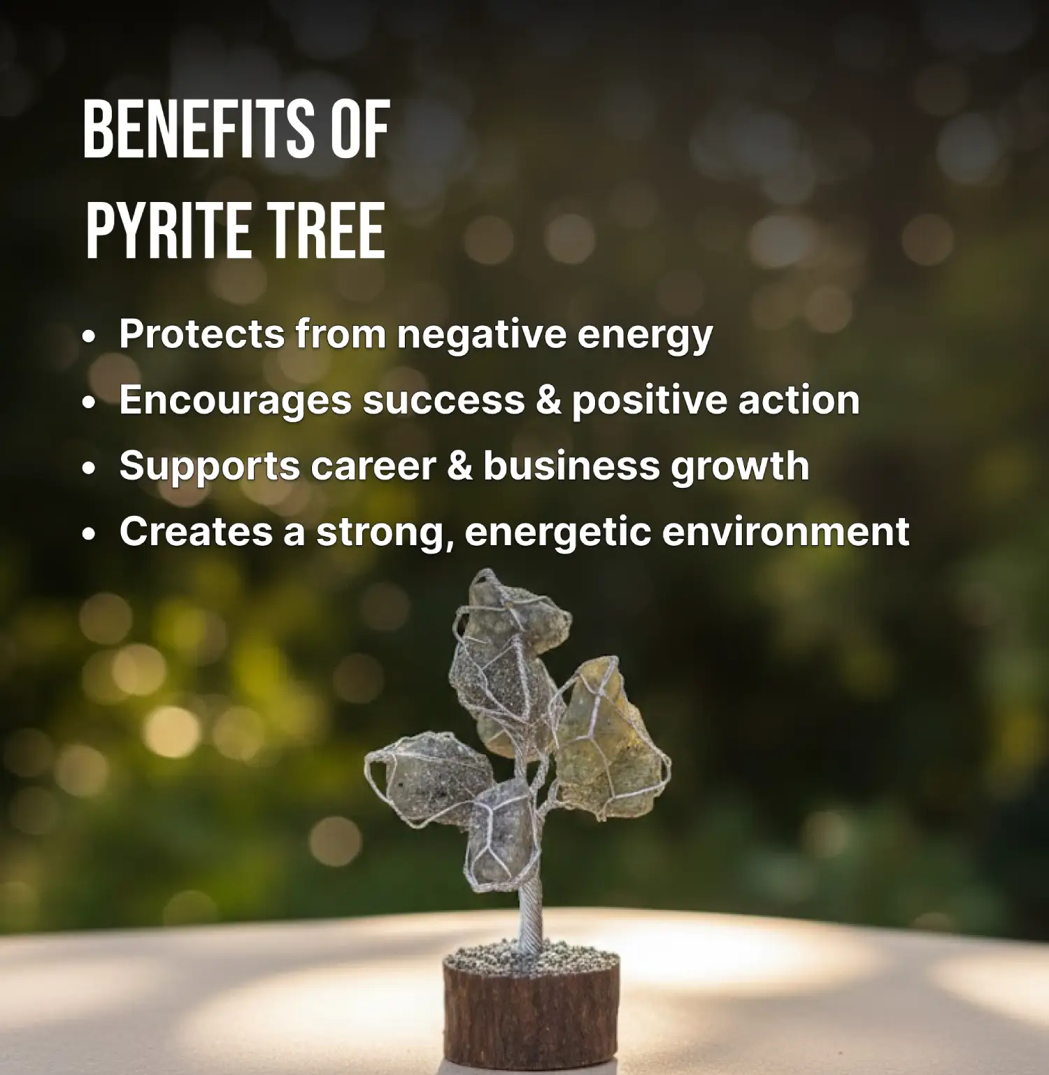 Pyrite Crystal Tree - Image 2