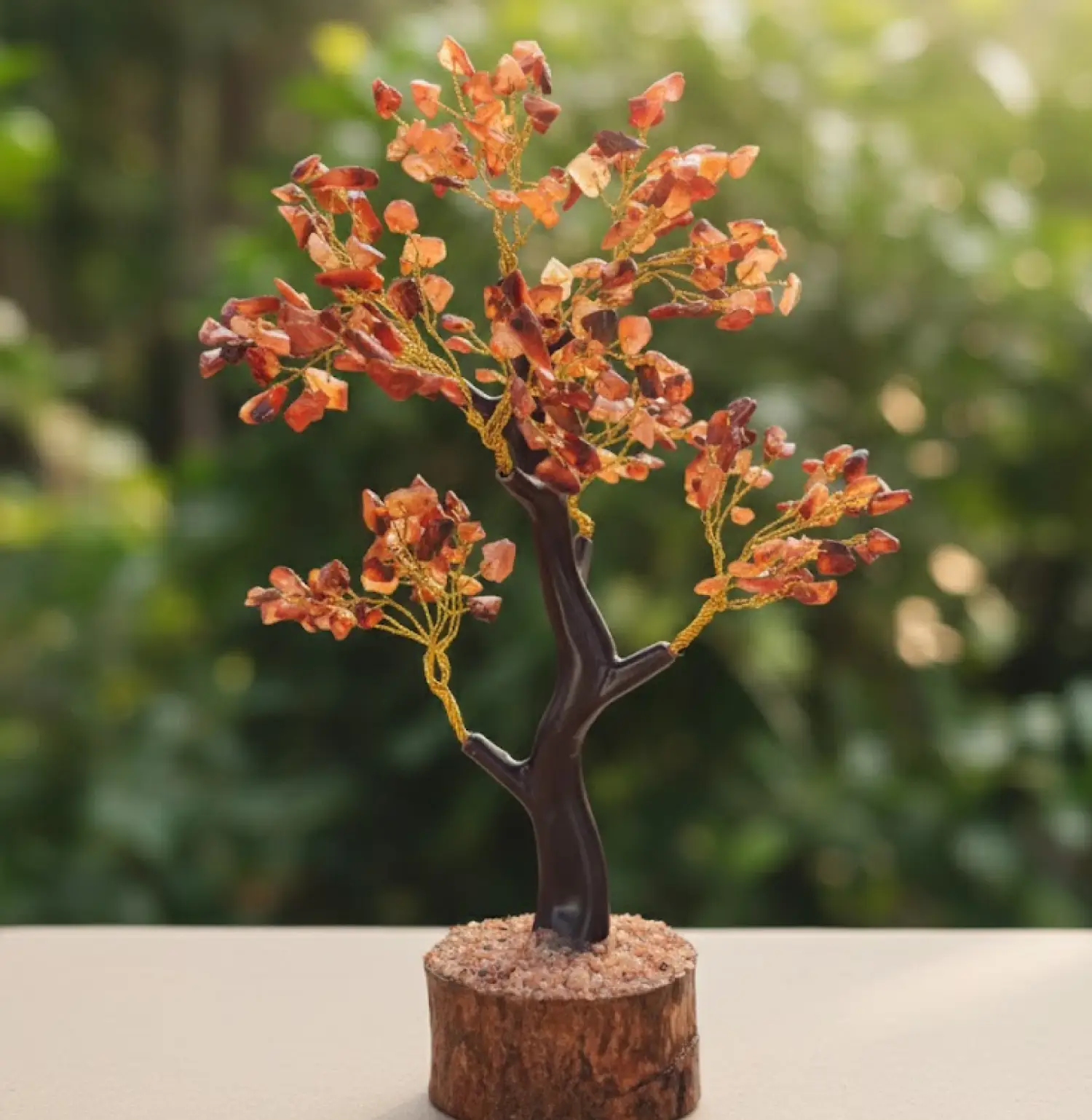 Red Carnelian Crystal Tree - Image 2