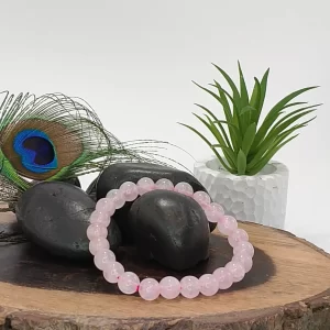Rose Quartz Crystal Bracelet