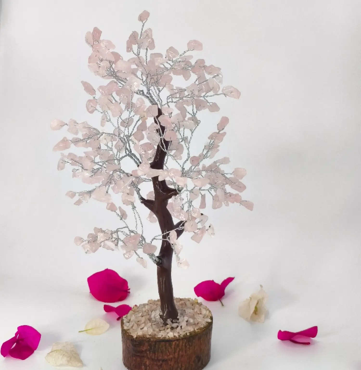 Rose Quartz Crystal Tree