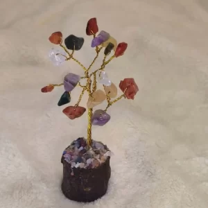 Seven Chakra Crystal Tree