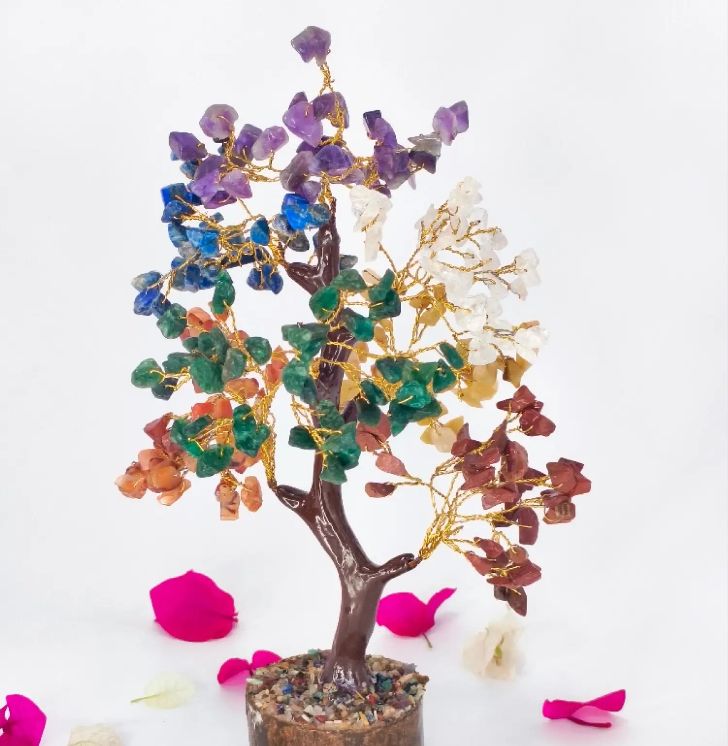 Seven Chakra Crystal Tree