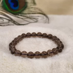 Smoky Quartz Crystal Bracelet