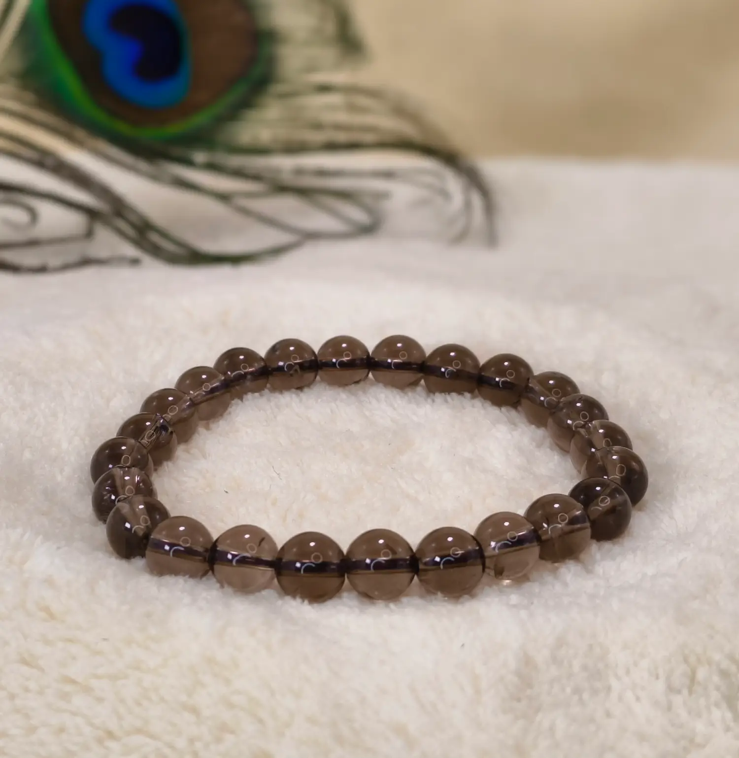 Smoky Quartz Crystal Bracelet
