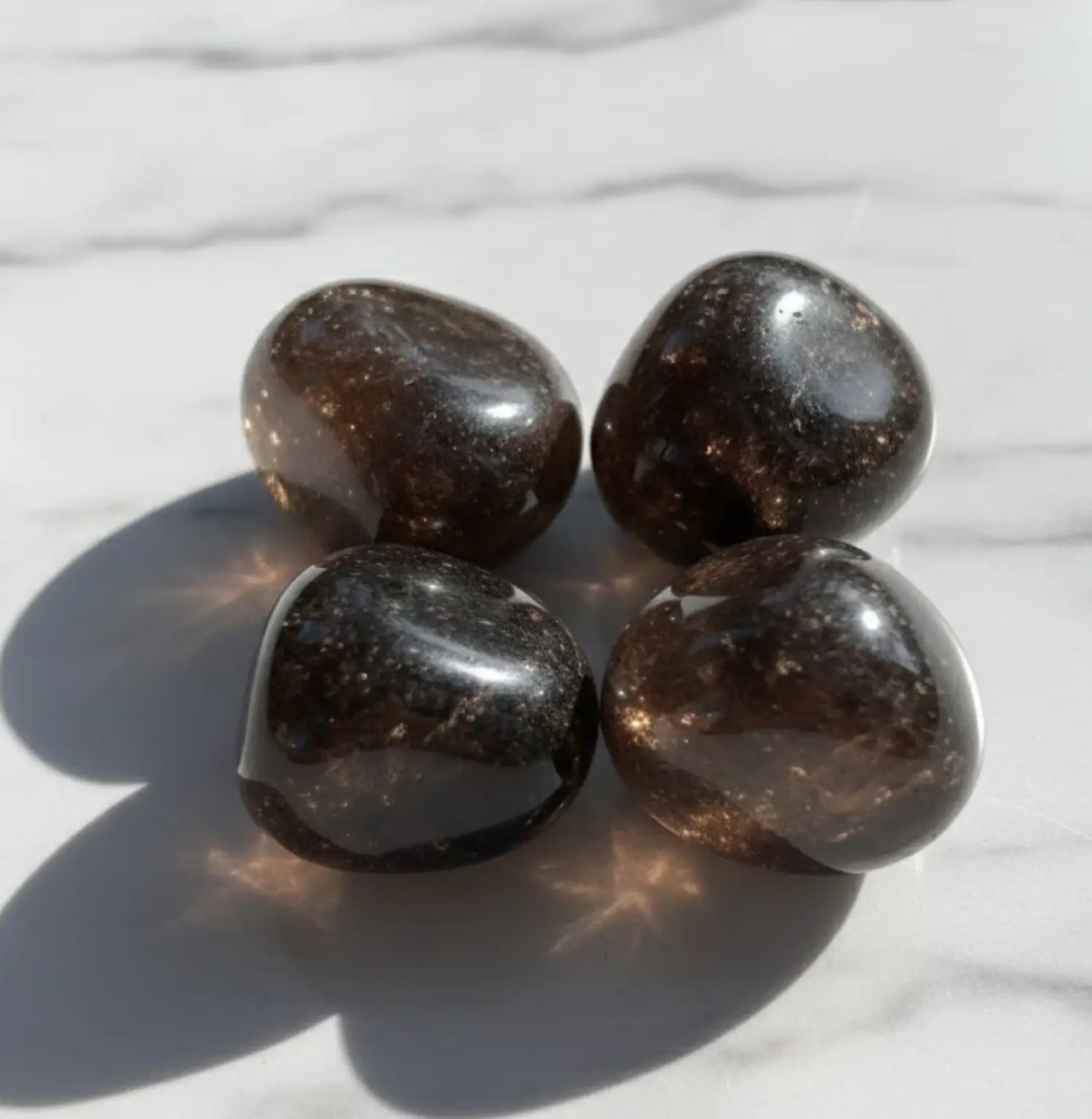 Smoky Quartz Tumble Stone 2cm (pack of 4) - Image 3