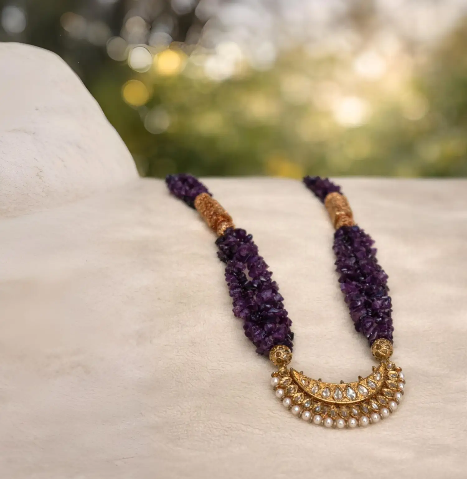 Amethyst Crystal Necklace - Image 2